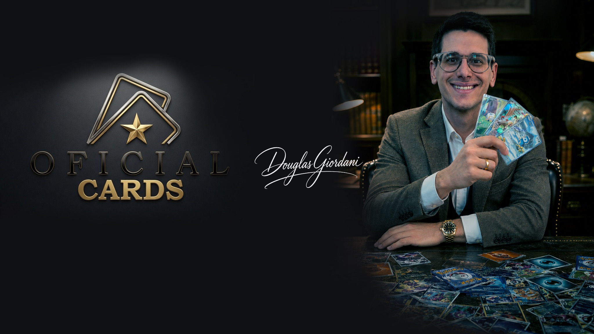 OFICIALCARDS — Douglas Giordani apresentando sua coleção de cards